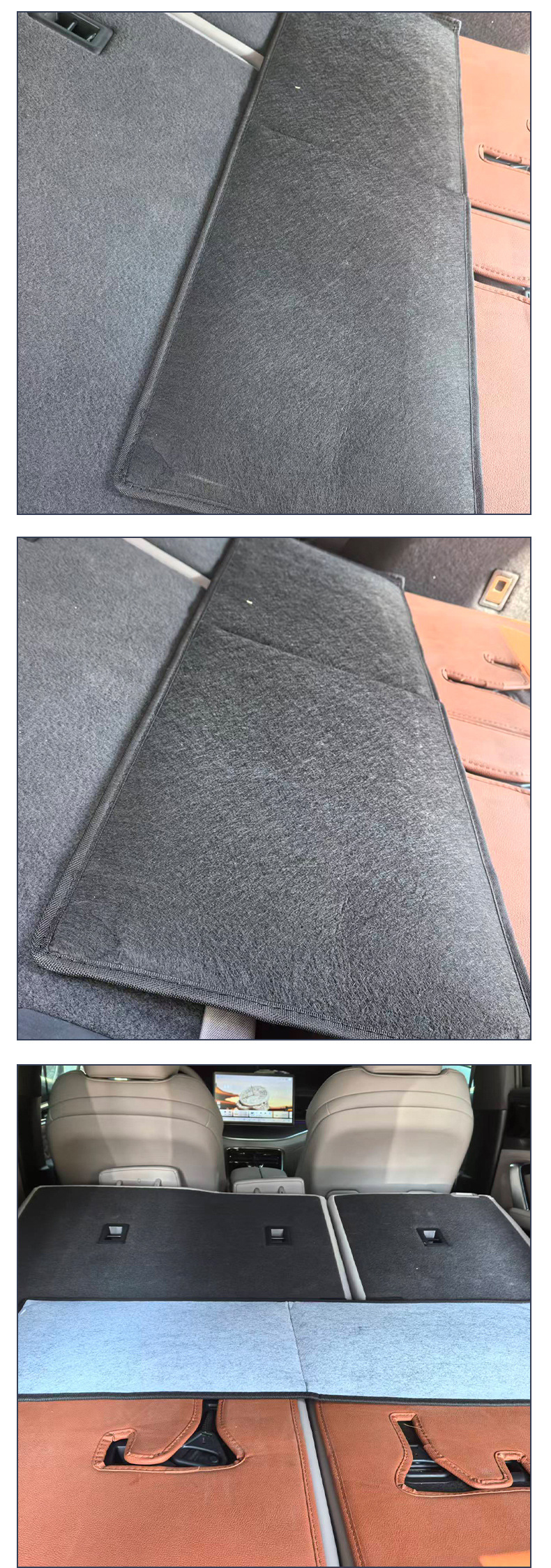 Car leveling pad, SUV rear seat seven-seater business vehicle MPV universal extension lengthening board, foldable support pad