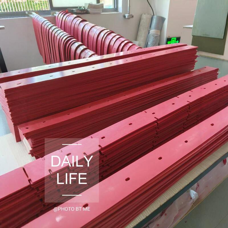 Floor Scrubber Absorbent Strips, Rubber Wiper Strips, Oil-Resistant Polyurethane Strips, Various Models