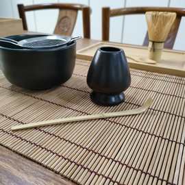热卖工厂批发日式编织竹制杯垫竹茶席禅意中式餐垫茶席隔热垫