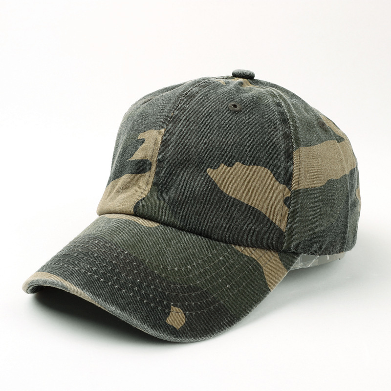 Benutzerdefinierte Stickerei Logo Soft Cap Dschungel Camo Baumwolle Baseball Caps Unisex Camouflage Outdoor Sport Schirmmütze für Wandern Jagd – Detail 2