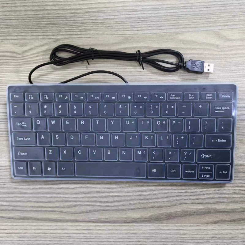 Laptop, small keyboard, mouse, set, acrylic calligraphy for office