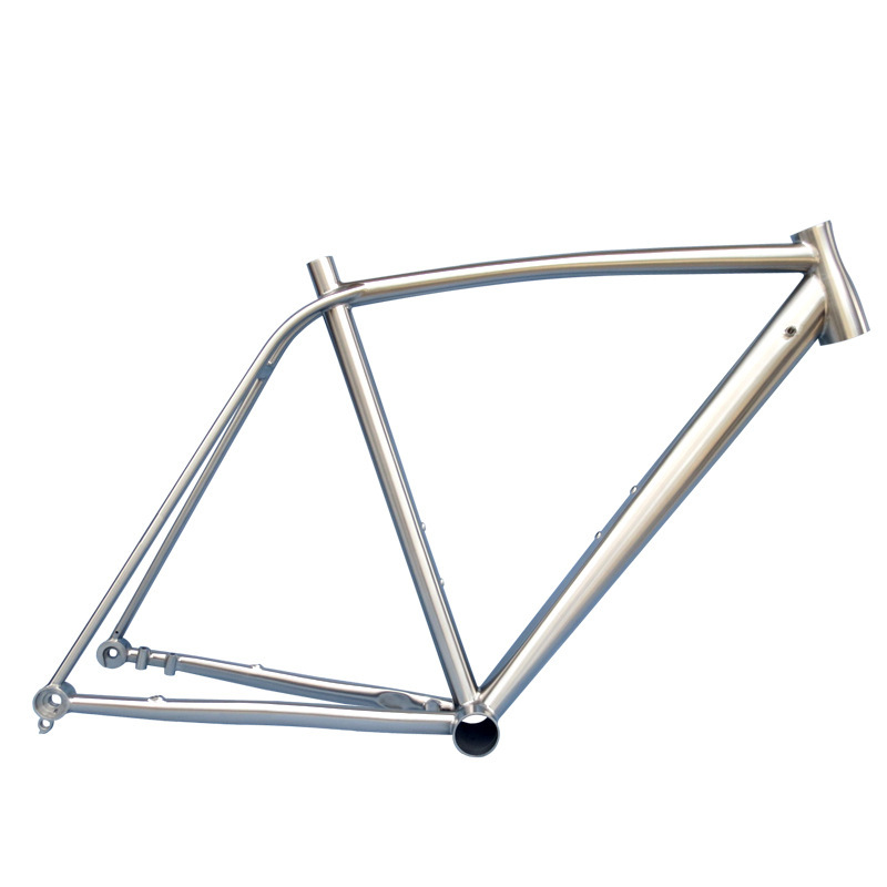 HFT titanium alloy disc brake road frame internal routing plain mounted brake Titanium Gavel fram HFT titanium alloy disc brake road frame internal routing plain mounted brake Titanium Gavel fram