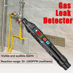 1Pc Combustible Gas Leak Detector Alarm High Sensitivity Cross-Border