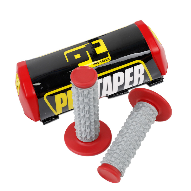 빨간색 큰 곡물 핸들 세트 레드 코튼 블랙 PT