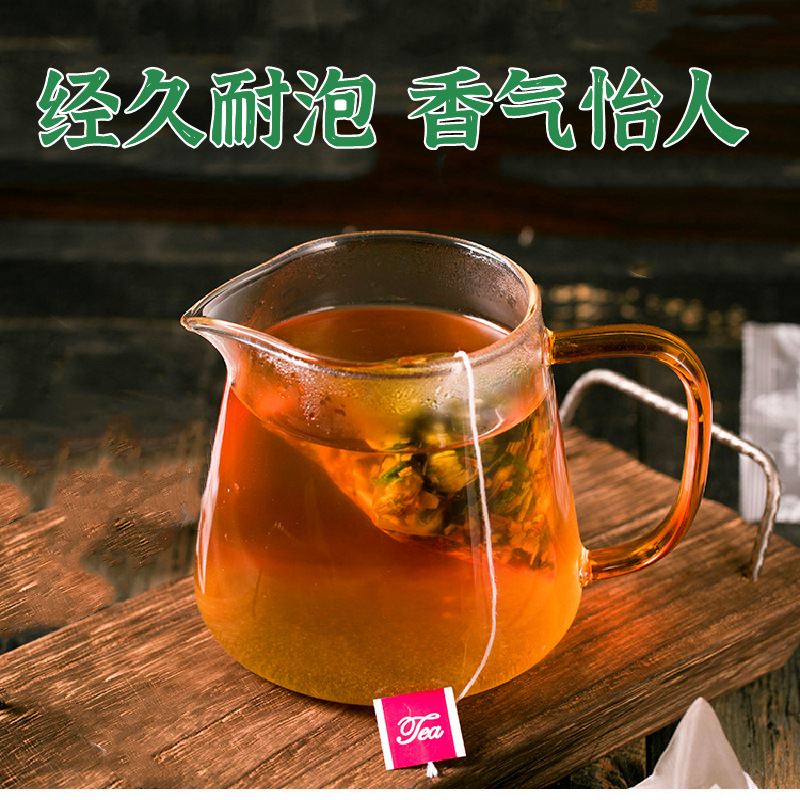Kudzu Lotus Leaf Hawthorn Tea Ge Gen He Ye Shan Zha Yin 100g Triangle Tea Bags Herbal Blend quality and texture