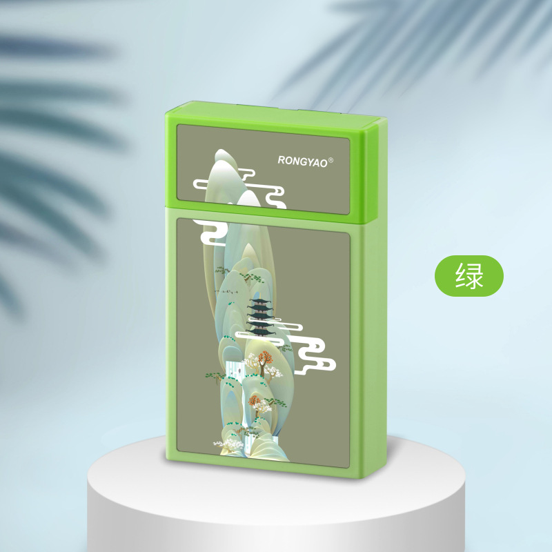 녹색-수채화 그림