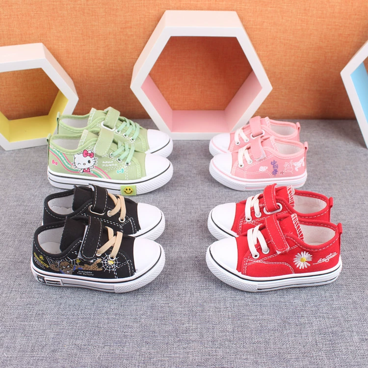 Детская парусиновая обувь, Маленькая детская Тканевая обувь для девочек, обувь для мальчиков, детская белая обувь 2024, весенний новый весенне-осенний стиль