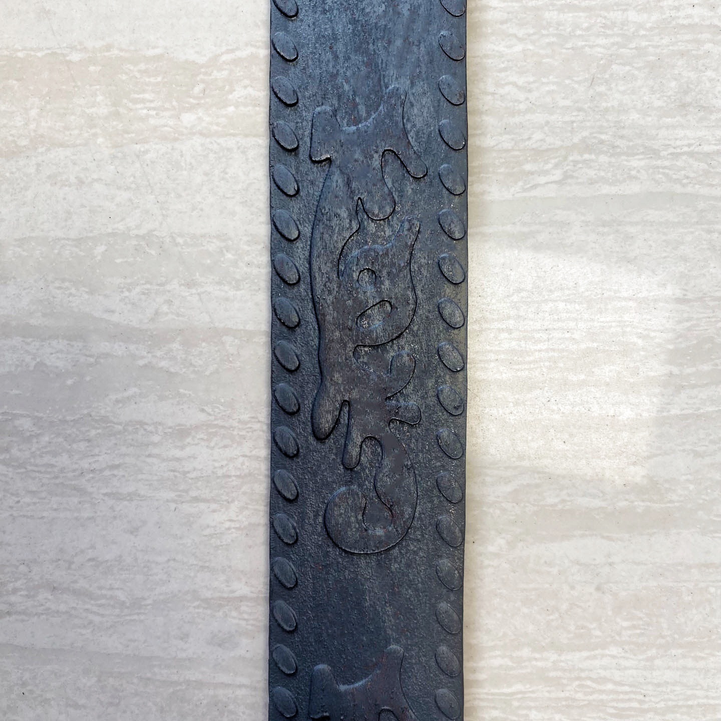 Полоса стальная Pattern Flat Iron 30×4мм волна