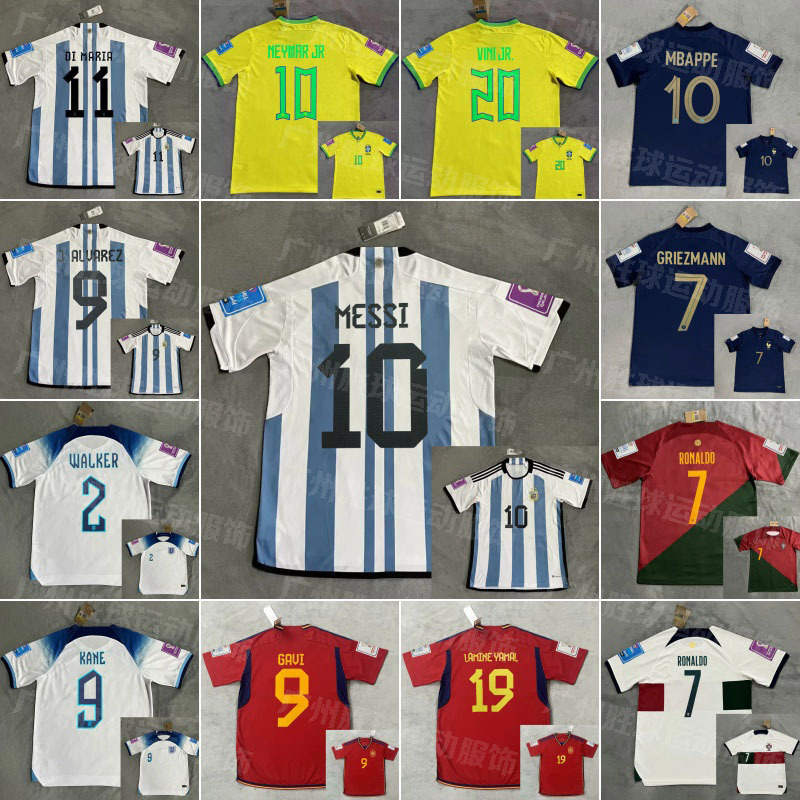 2022 Qatar World Cup Jerseys Argentina France Brazil Portugal Spain England Football Uniforms Dropshipping 2022 Qatar World Cup Jerseys Argentina France Brazil Portugal Spain England Football Uniforms Dropshipping