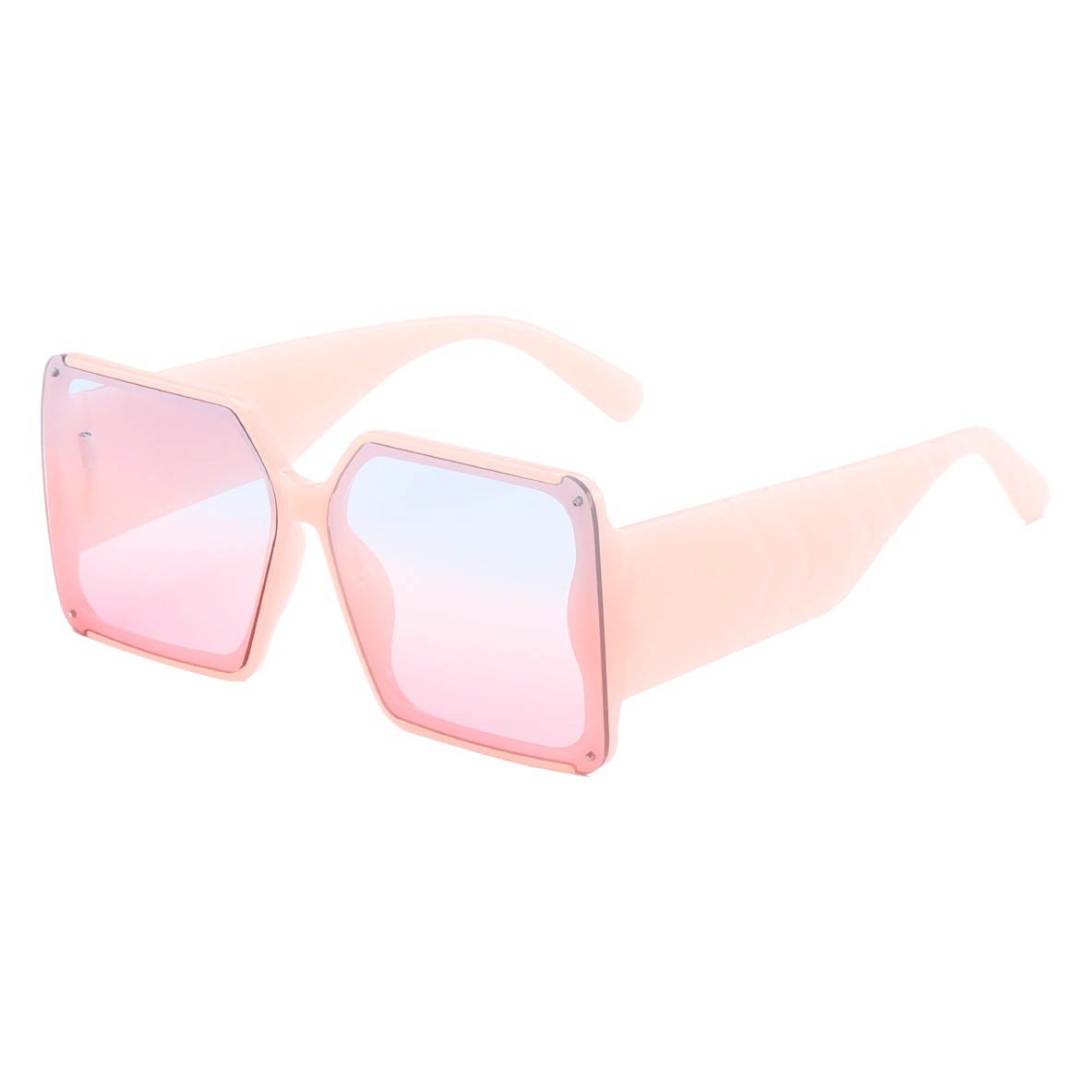 2021 Nuevas gafas de sol de mujer de Marco grande de moda ins personalidad marco cuadrado gafas lisas de moda tiro sol sombra gafas de sol 9929