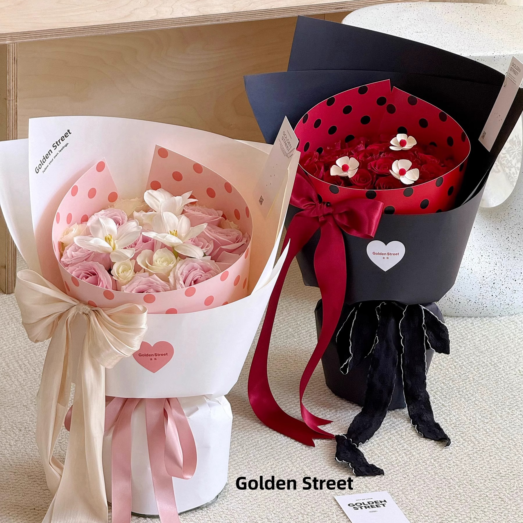 Nueva pieza de vals de una pieza estereotipada 520 florería de San Valentín ramo de flores regalo bricolaje materiales hechos a mano