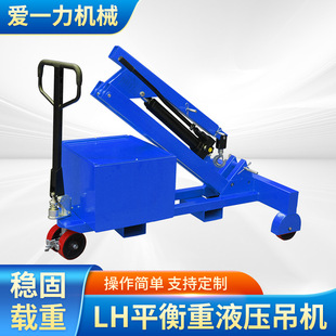 Electric non-outrigger type small counterweight mold crane indoor and outdoor hydraulic small crane single arm Crane Motor
