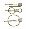 Metal hairgrip, accessory, European style, simple and elegant design, wholesale