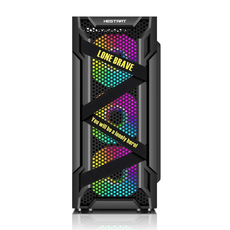 Корпус игрового ПК Lonely Brave MINI, с tempered glass боковой, поддержка ATX/MATX, алюминиевый сплав