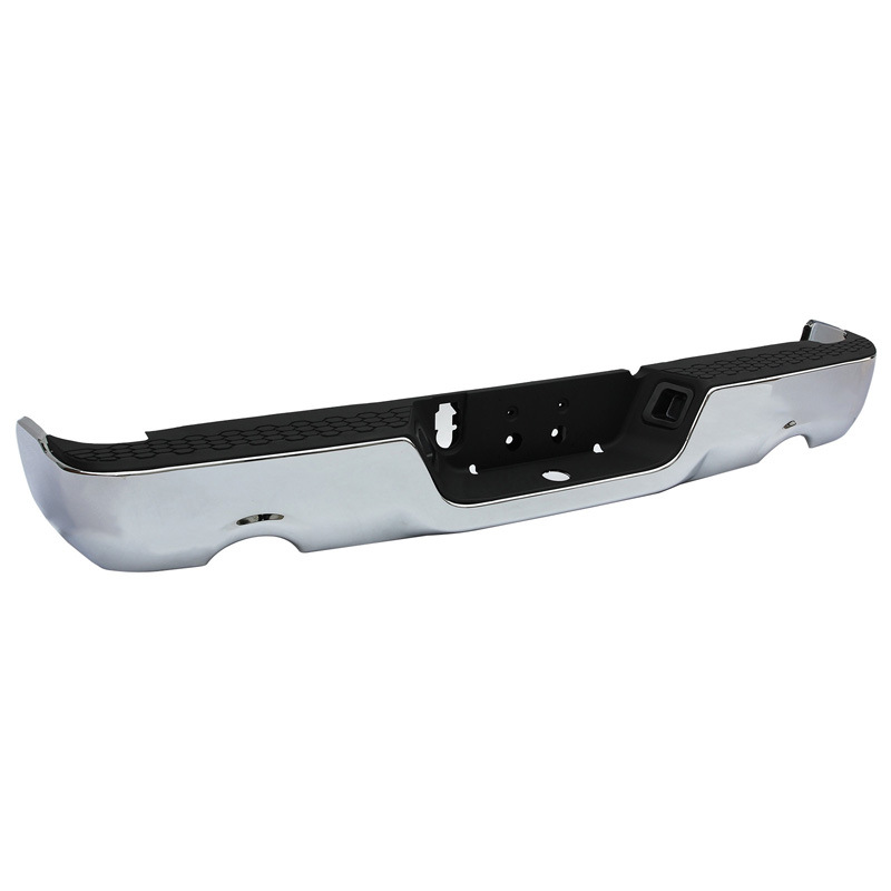 Adecuado para el parachoques trasero del Dodge Ram1500 2009-2018, modelo original del coche Ram con acabado electrochapado y ventilaciones de escape.