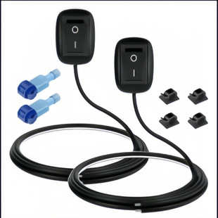 General Motors switch paste type toggle switch with wire 60cm/100cm KCD1 boat switch with light 12v