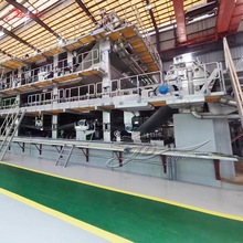 專業定制大型造紙設備 牛皮紙包裝紙機 三疊網造紙機凈紙寬5000mm