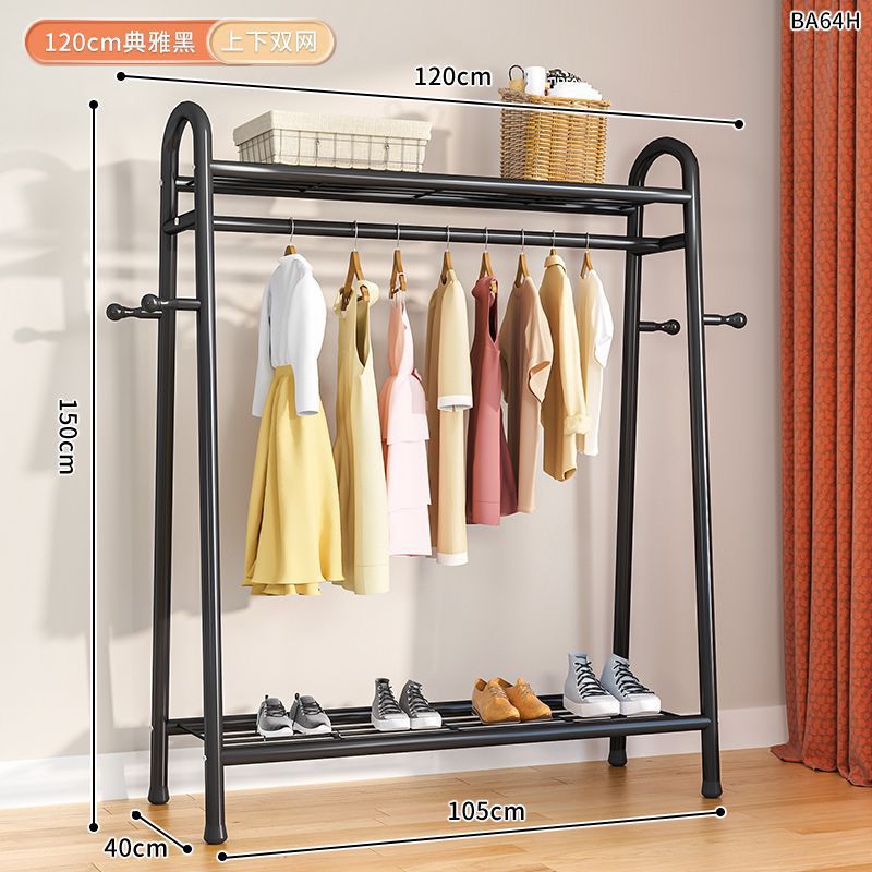 120cm 긴 클래식 블랙 2 레이어 [탑 디자인]