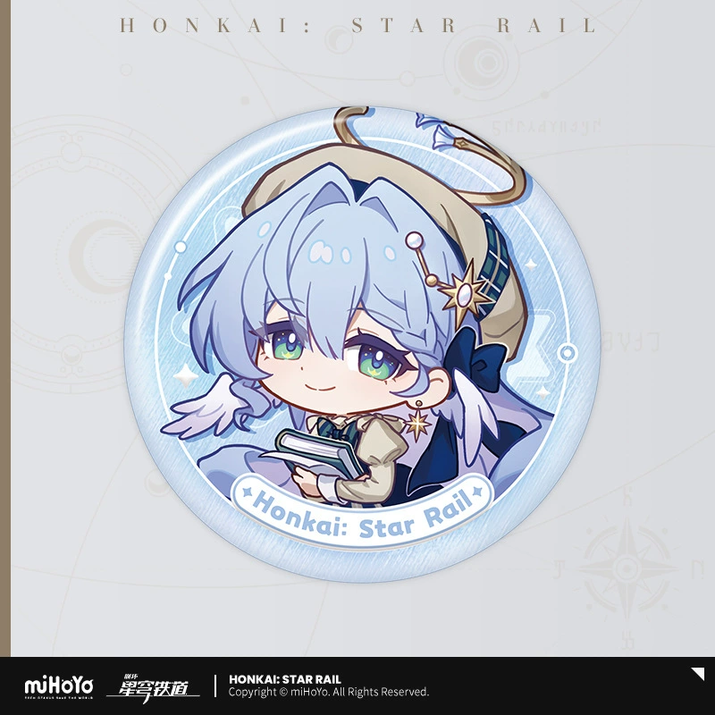 Коллекционный значок (Honkai: Star Rail) — персонаж, цветной картон на подложке, одиночный