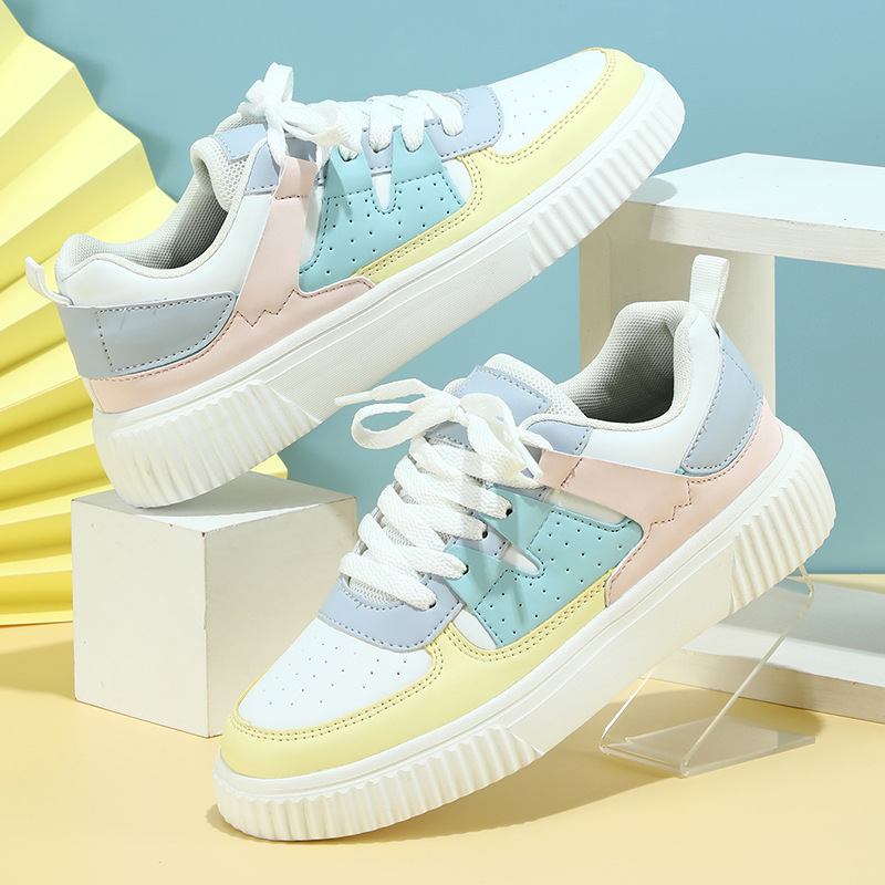 Donna Uomo Scarpe in pelle Scarpe da tennis Scarpe da passeggio Sneakers Suola in gomma sintetica Calzature comode antiscivolo_voghion.com