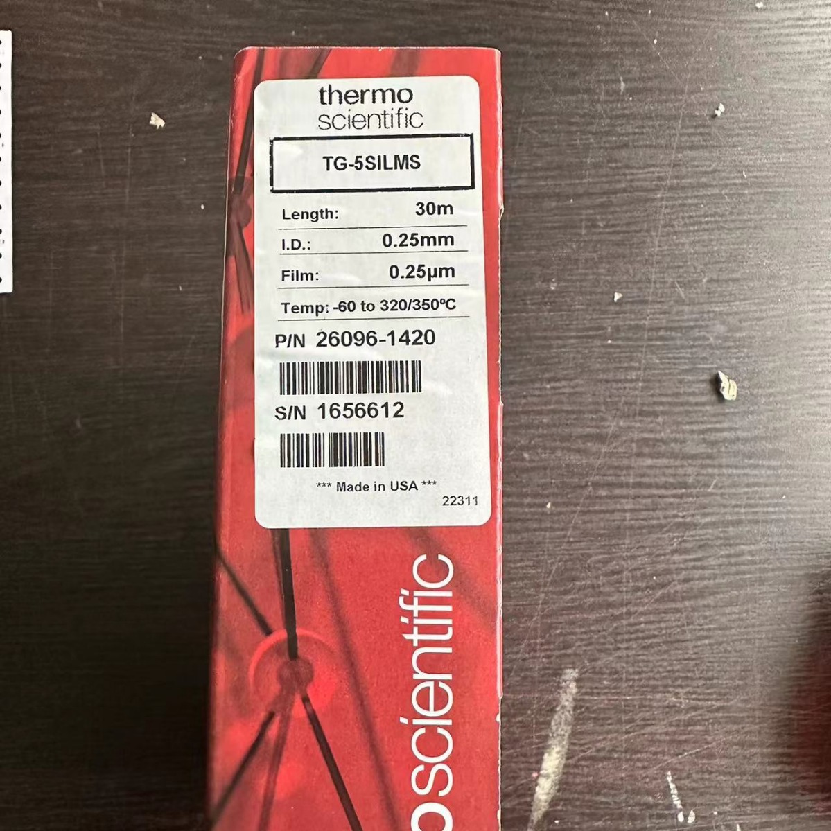 26096-1420 赛默飞Thermo TG-5SILMS 30m x 0.25mm x 0.25µm