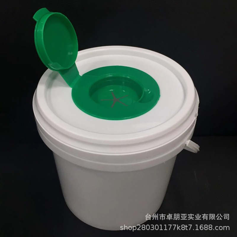 厂家直供3L湿巾桶抽拉湿巾桶PP湿巾桶密封清洁卫生塑料湿巾桶桶装