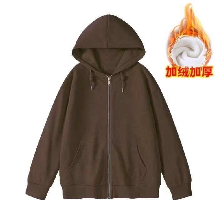 커피색 - 기모 안감