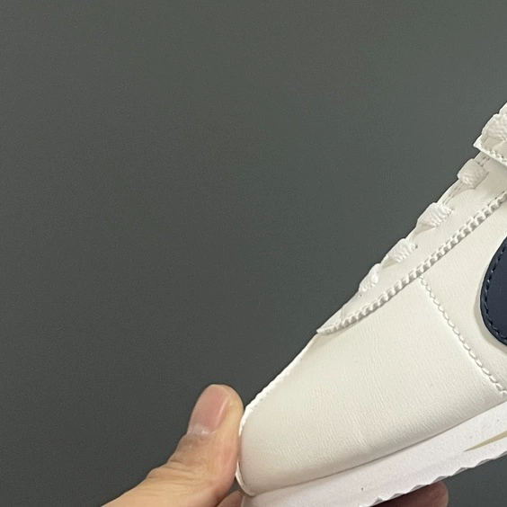 Fine) Forrest Gump Classic Velcro for Children and Children 114 White Navy