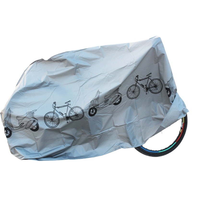 Cubierta de la lluvia de la bicicleta eléctrica de la batería bicicleta de montaña al aire libre cubierta de polvo ropa de la motocicleta cubierta de protección solar cuatro estaciones Universal