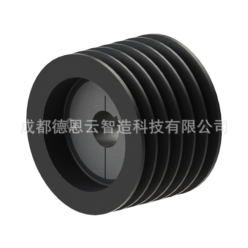 CPT欧标锥套皮带轮SPB200-06配3020锥套六槽皮带轮b型风机皮带轮