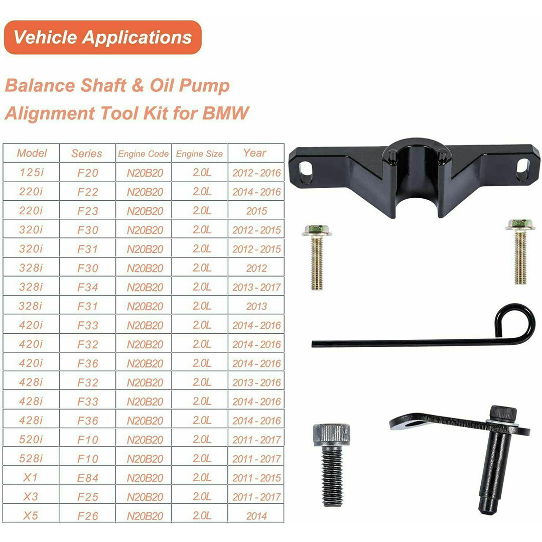 Bmw N20 Balance Shaft Tool N26 Engine Special Tool New 320I Timing Tool Oil Pump Timing