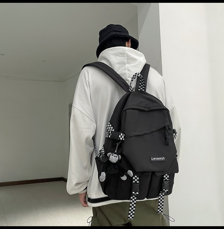 School bag Korean Harajuku backpack junior high school student largecapacity college style backpackpicture2