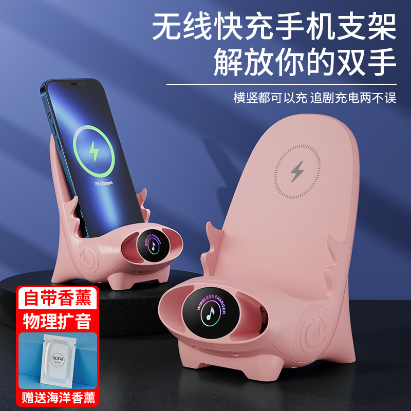 15W escritorio vertical inalámbrico carga rápida teléfono móvil soporte universal teléfono móvil tableta soporte de escritorio inalámbrico carga rápida