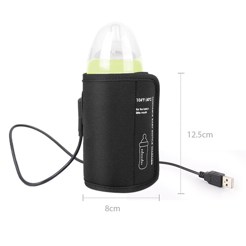 跨境貨源 恒溫車載暖奶器USB可移動(dòng)奶瓶保溫袋 戶外便攜式溫奶器