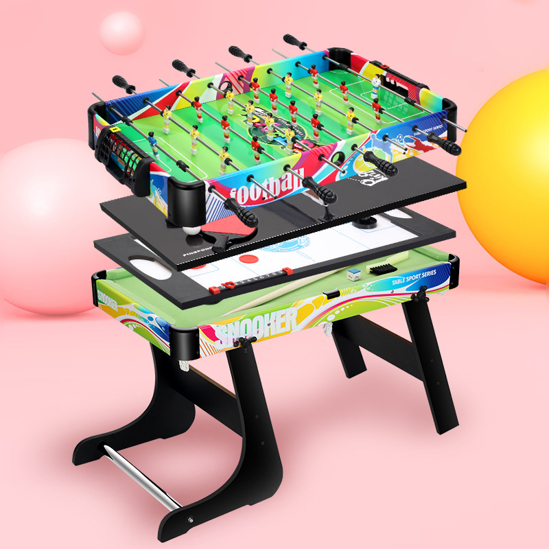 Mesa de billar multifuncional tres en uno cuatro en uno fútbol hockey hockey tenis de mesa de juego juguetes para niños