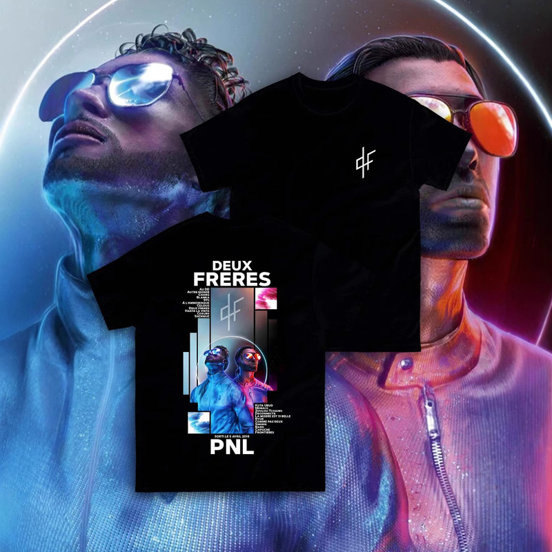 Le Monde Chico French Rapper Graphic T-Shirt Men's and Women's Hip-Hop Fashion Short-Sleeved T-Shirt