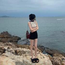 夏季高档盐系穿搭小个子炸街高级感轻熟风御姐辣妹上衣休闲宽松