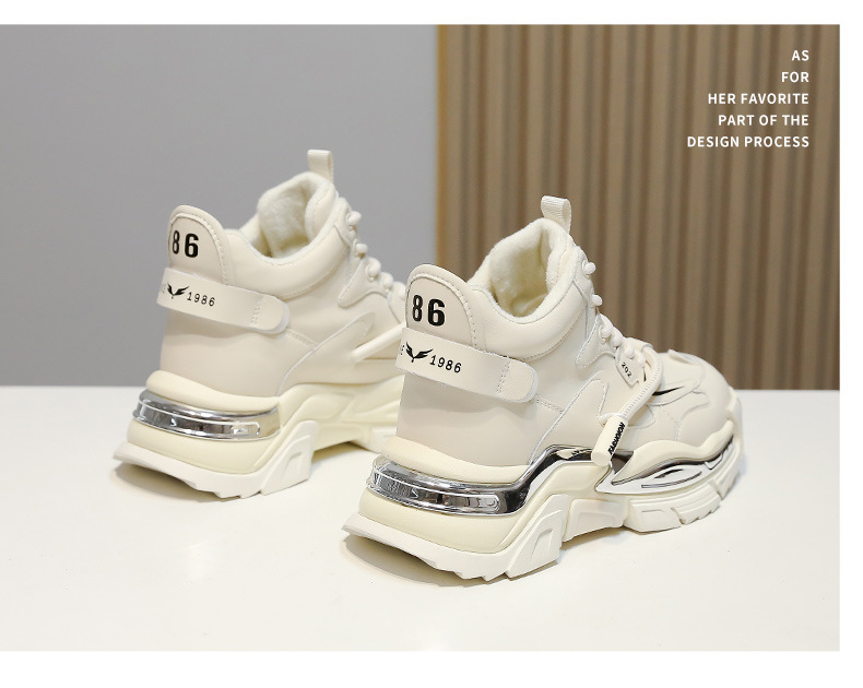 Velours vieilles chaussures femmes nouveau automne et hiver Ins Net rouge chaussures de course décontractées rehaussant rétro chaussures de sport confortables femmes_voghion.com