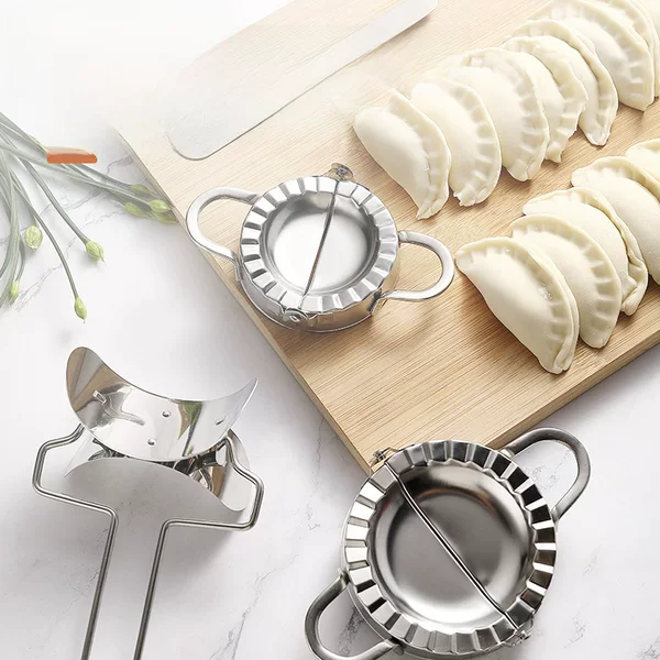 304 Stainless Steel Dumpling Making Mold to Make Dumplings and Wonton Wrapper Mold Dumpling Wrapper Tool Household Dumpling Wrapper Machine