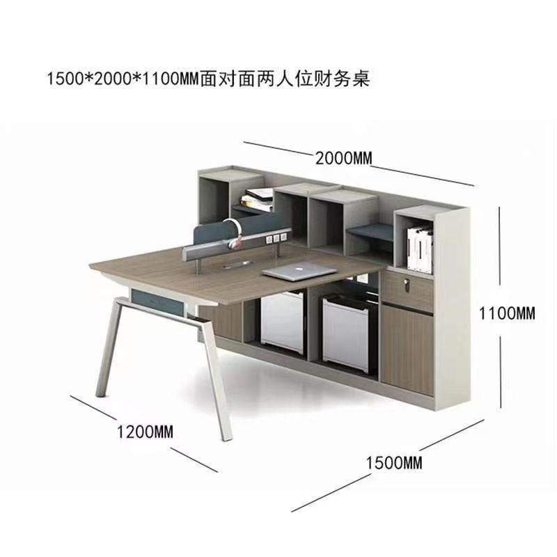 デスク パネルスタッフデスク コンビネーションオフィスデスク 4人用ワークステーション モダン シンプル|undefined