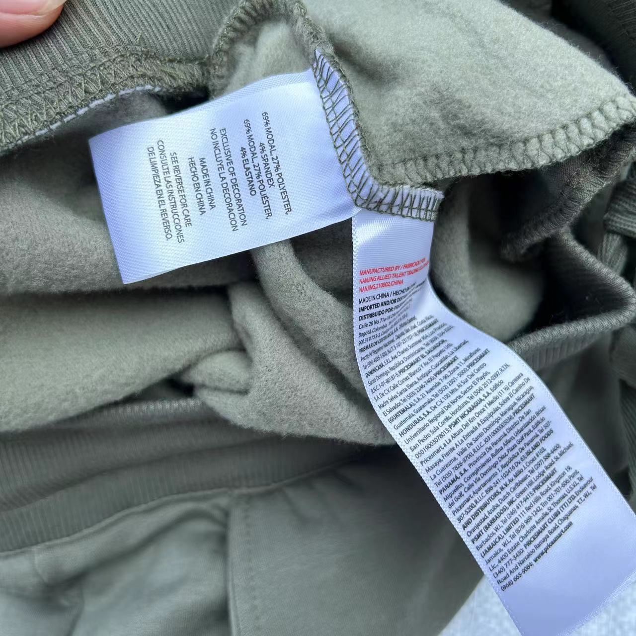 Pantalones rectos forrados de lana de otoño e invierno para mujeres europeas y americanas 23 nuevos pantalones para niños pantalones Casuales image 4