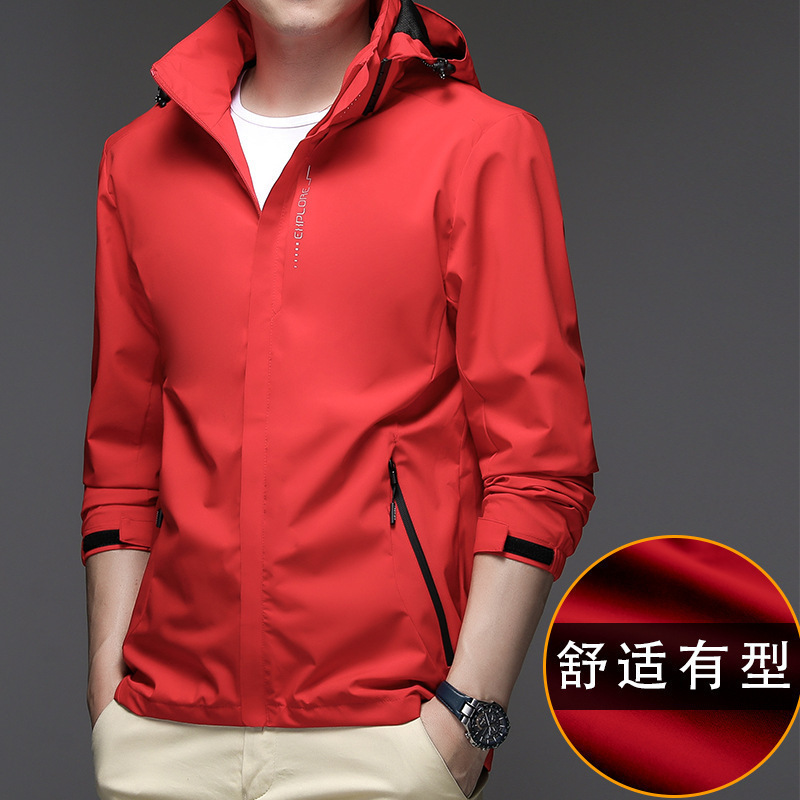 캐주얼 스포츠 재킷 남자 카디건 재킷 봄 가을 옷 여름 태양 보호 옷 윈드브레이커 중년 남성 의류