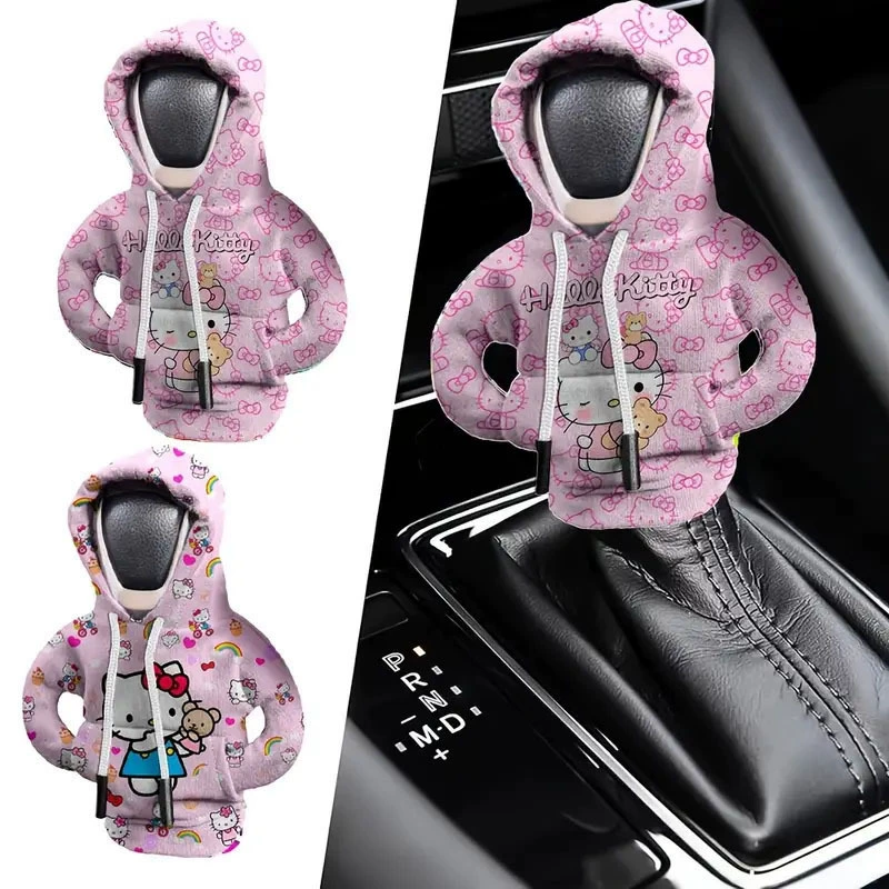 Европейская и американская трансграничная Hello Kitty с капюшоном чехол для переключения автомобилей Модный защитный чехол весело пыленепроницаемый салон автомобиля