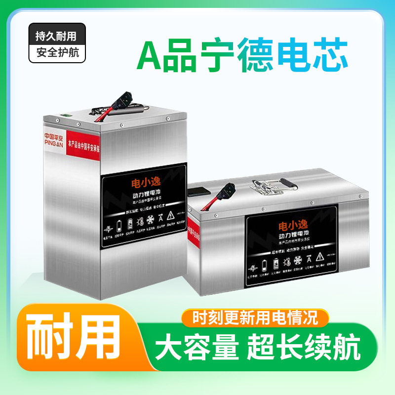 48V60V72V电动车锂电池二轮三轮车外卖快递新能源大容量磷酸铁锂|undefined