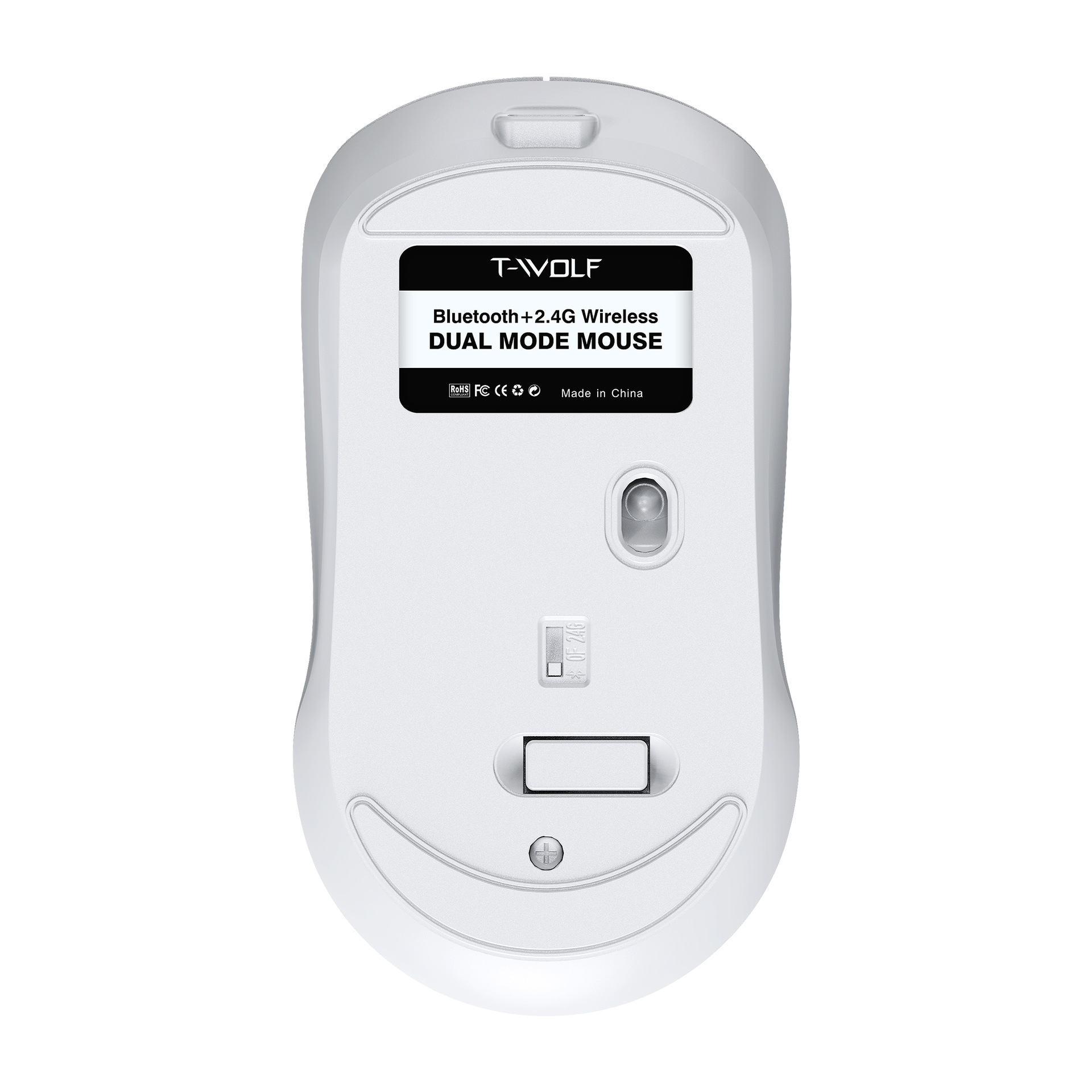 T-WOLF Thunder Wolf Q3 Bluetooth Kablosuz Fare Çift Modlu Şarj 2.4G Dizüstü Ofis Fare Sessiz