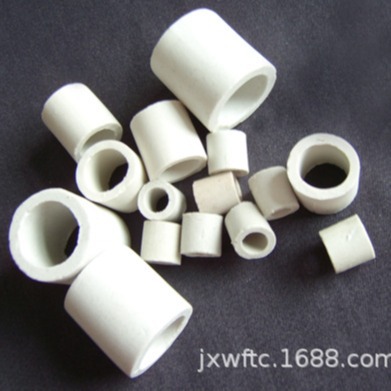 陶瓷拉西环填料  瓷质 拉西环 江西五丰陶瓷（萍乡） 五峰山牌
