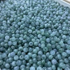 危料蓝水翡翠隔片散珠子diy手链项链半成品材料配件饰品隔珠配饰