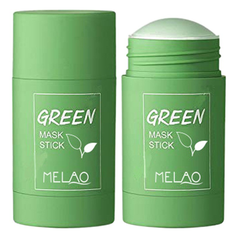 Cross-Border Melao Green Tea Mud Mask Stick Oem Mild Hydrating Deep Cleansing Smear-Type Solid Mask Wholesale