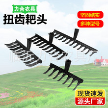 厂家供应多齿钉耙翻地松土耙搂草锄草耙多功能铁耙农用耙子批发