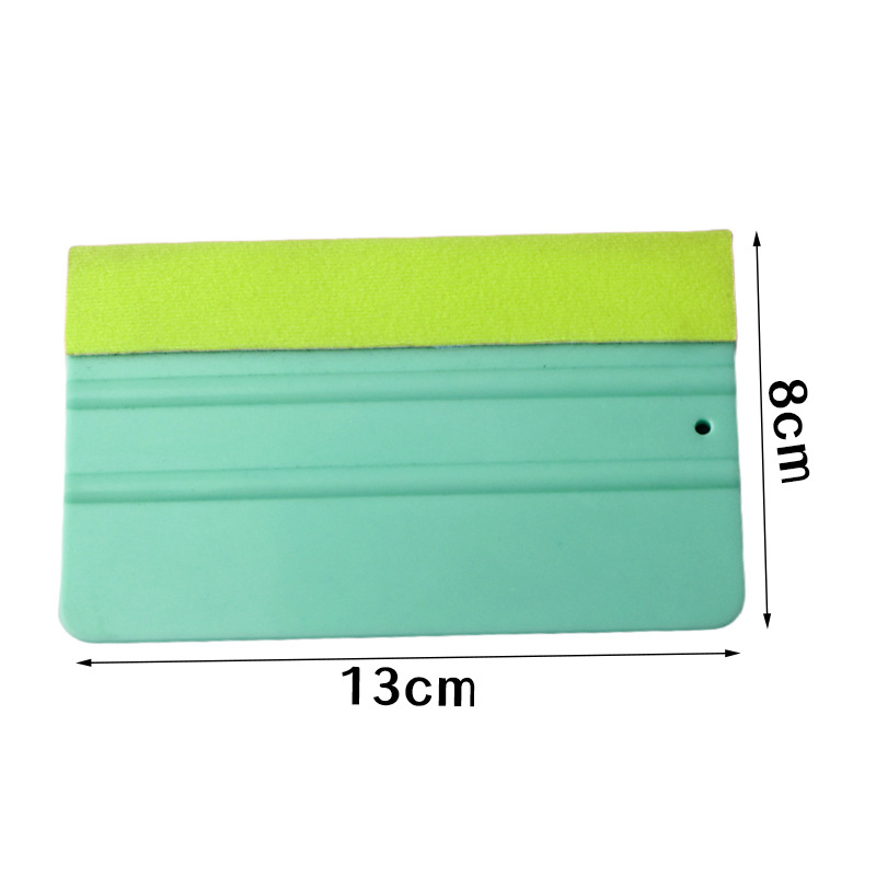 Material suave del automóvil, herramienta de película de cambio de color, raspador, ropa de automóvil, tablero suave, foto cuadrada, raspador de franela gruesa, anti-rayado image 22